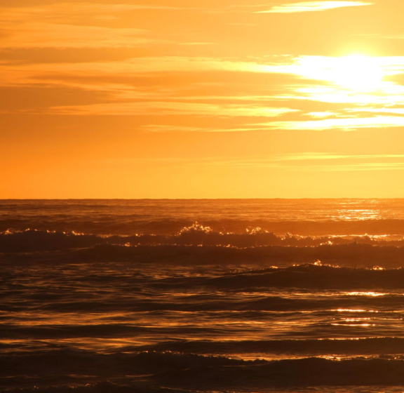 Sunset at beach